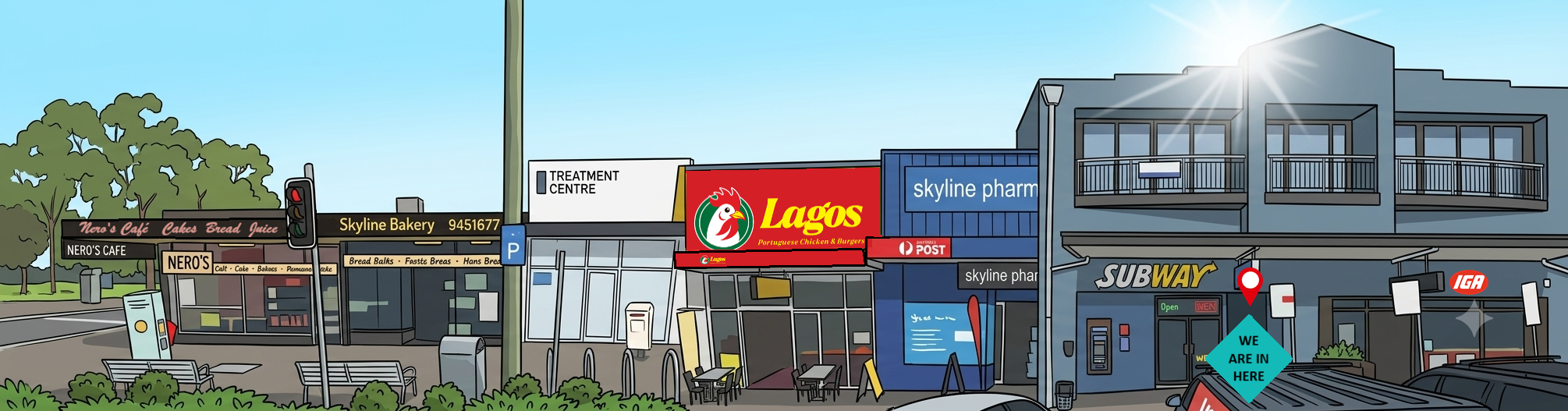 A picture of our location
